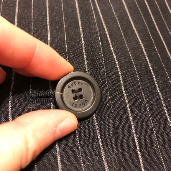 Auth GUCCI Striped Blazer Size 40 US4 - Picture 7 of 10